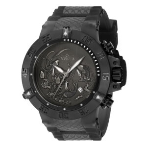 Home invicta subaqua chronograph quartz black dial men's watch 37040