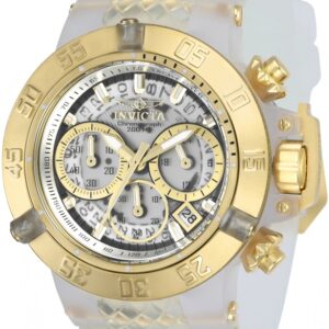 Витрина invicta subaqua noma iii chronograph gmt quartz white dial ladies watch 24373