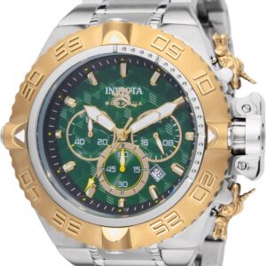 Home invicta subaqua noma iv chronograph gmt quartz green dial men's watch 48197