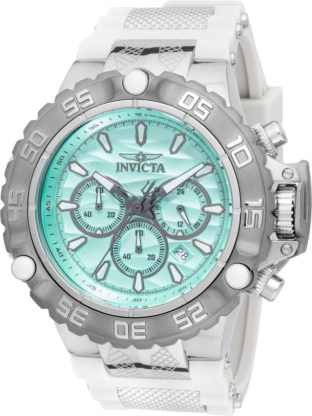 invicta subaqua poseidon chronograph gmt quartz light blue dial men's watch 48557 invicta subaqua poseidon chronograph gmt quartz light blue dial men's watch 48557