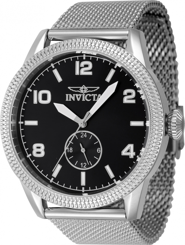 invicta vintage quartz black dial men's watch 47134 invicta vintage quartz black dial men's watch 47134