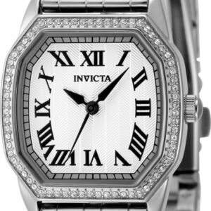 Home invicta wildflower quartz crystal silver dial ladies watch 48998