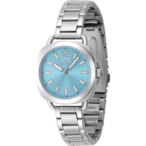 invicta wildflower quartz light blue dial ladies watch 47325