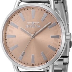 invicta wildflower quartz light pink dial ladies watch 46329