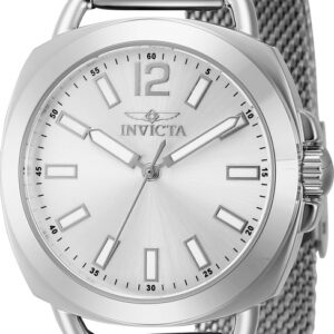 invicta wildflower quartz silver dial ladies watch 48915