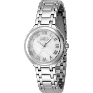 invicta wildflower quartz white dial ladies watch 48230