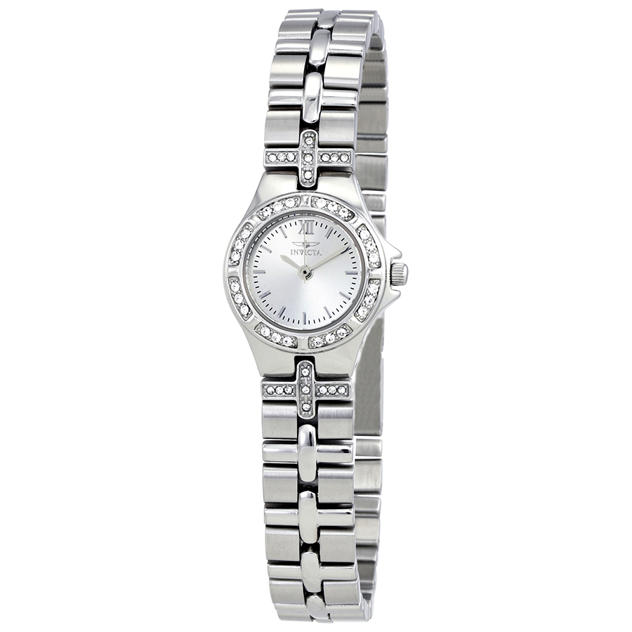 invicta wildflower silver dial stainless steel ladies watch 0132 invicta wildflower silver dial stainless steel ladies watch 0132