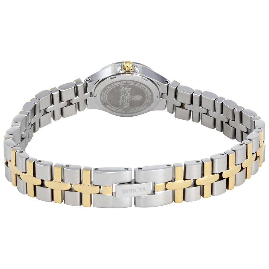 invicta wildflower white dial two tone ladies watch 0133 invicta wildflower white dial two tone ladies watch 0133
