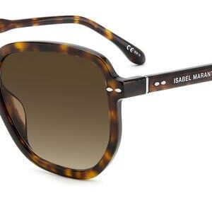 Home isabel marant brown shaded geometric ladies sunglasses im 0097g/s 0086/ha 57