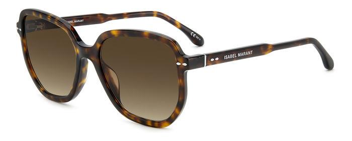 isabel marant brown shaded geometric ladies sunglasses im 0097g/s 0086/ha 57 isabel marant brown shaded geometric ladies sunglasses im 0097g/s 0086/ha 57