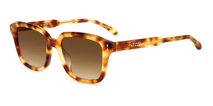 isabel marant brown shaded square ladies sunglasses im 0109/g/s 0c9b/ha 52 isabel marant brown shaded square ladies sunglasses im 0109/g/s 0c9b/ha 52