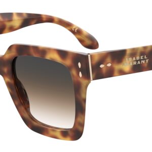 Home isabel marant grey brown shaded square ladies sunglasses im 0104/s 0c9b/pr 51
