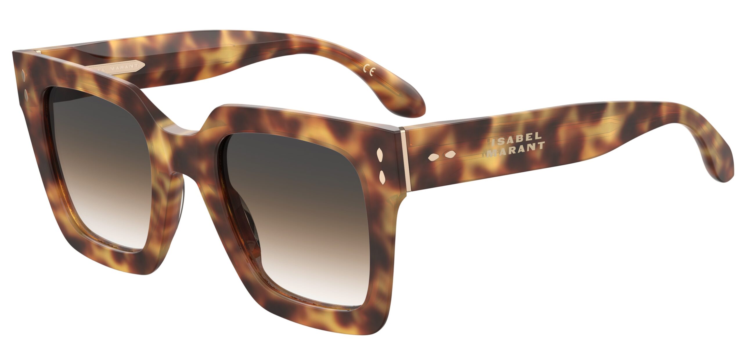 isabel marant grey brown shaded square ladies sunglasses im 0104/s 0c9b/pr 51 isabel marant grey brown shaded square ladies sunglasses im 0104/s 0c9b/pr 51
