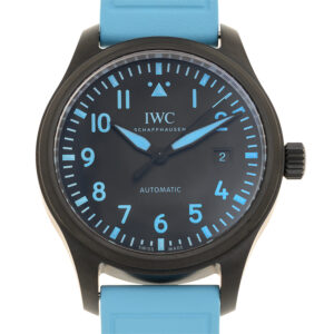 iwc 41 george russell automatic black dial men's watch iw328107