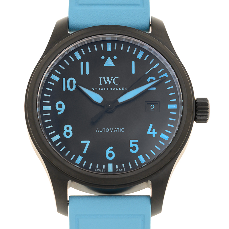 iwc 41 george russell automatic black dial men's watch iw328107 iwc 41 george russell automatic black dial men's watch iw328107