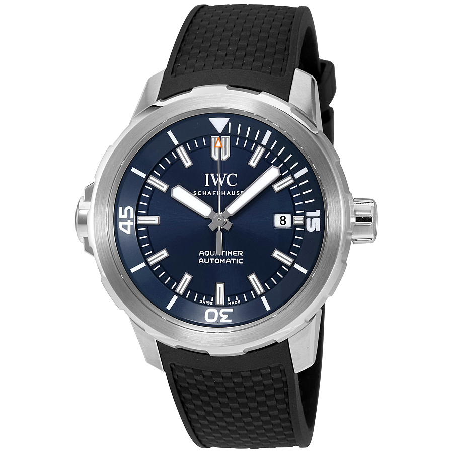 iwc aquatimer automatic expedition jacques yves cousteau blue dial men's watch iw329005 iwc aquatimer automatic expedition jacques yves cousteau blue dial men's watch iw329005
