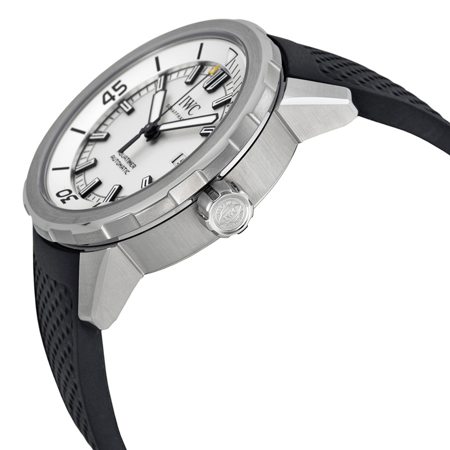 iwc aquatimer automatic silver dial black rubber men's watch iw329003 iwc aquatimer automatic silver dial black rubber men's watch iw329003