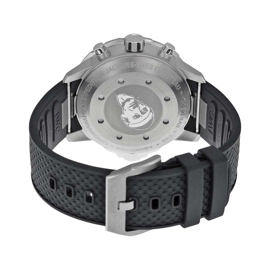 iwc aquatimer chronograph blue dial black rubber men's watch iw3768 05 iwc aquatimer chronograph blue dial black rubber men's watch iw3768 05