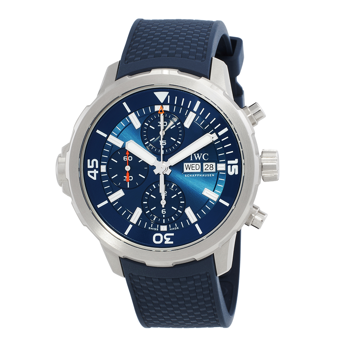 iwc aquatimer deep two chronograph 44 automatic blue dial men's watch iw376806 iwc aquatimer deep two chronograph 44 automatic blue dial men's watch iw376806