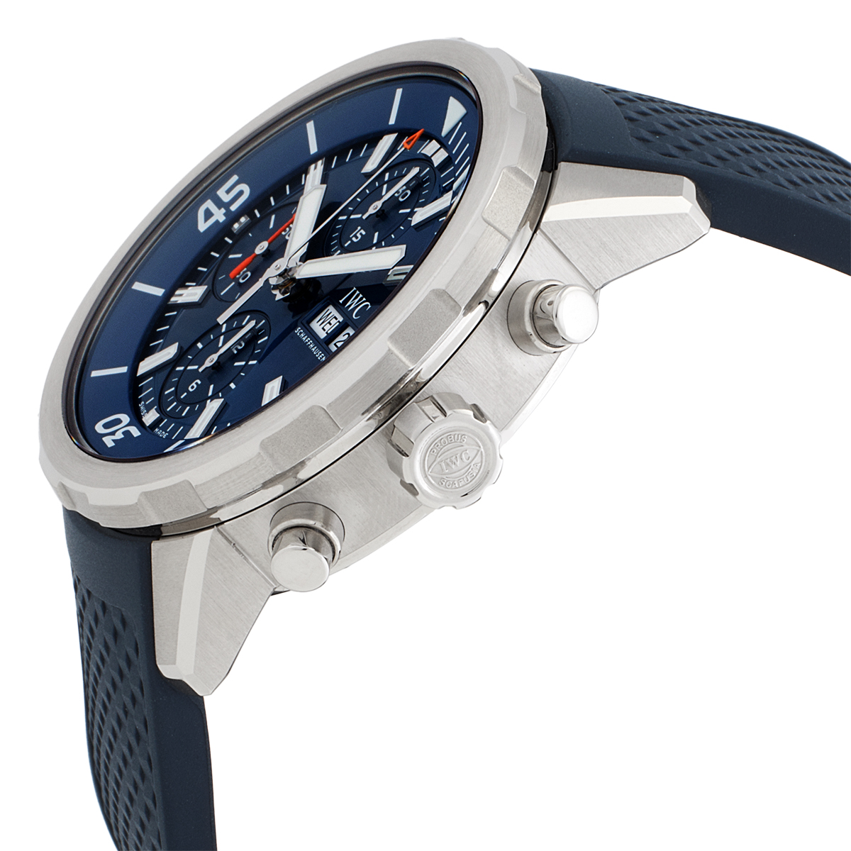 iwc aquatimer deep two chronograph 44 automatic blue dial men's watch iw376806 iwc aquatimer deep two chronograph 44 automatic blue dial men's watch iw376806