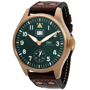 iwc big pilot big date spitfire mission accomplished green dial watch iw510506