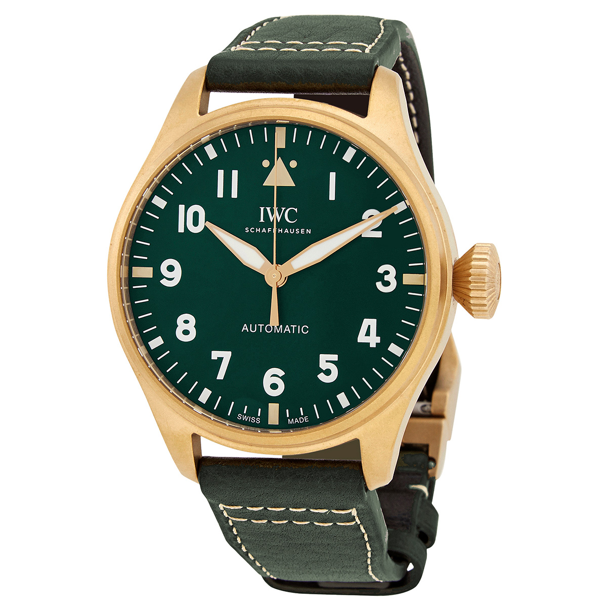 iwc big pilot bronze spitfire automatic green dial men's watch iw329702 iwc big pilot bronze spitfire automatic green dial men's watch iw329702