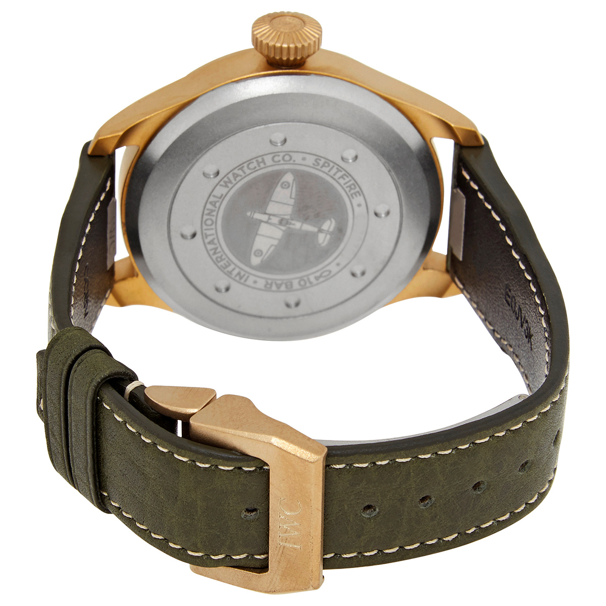 iwc big pilot bronze spitfire automatic green dial men's watch iw329702 iwc big pilot bronze spitfire automatic green dial men's watch iw329702