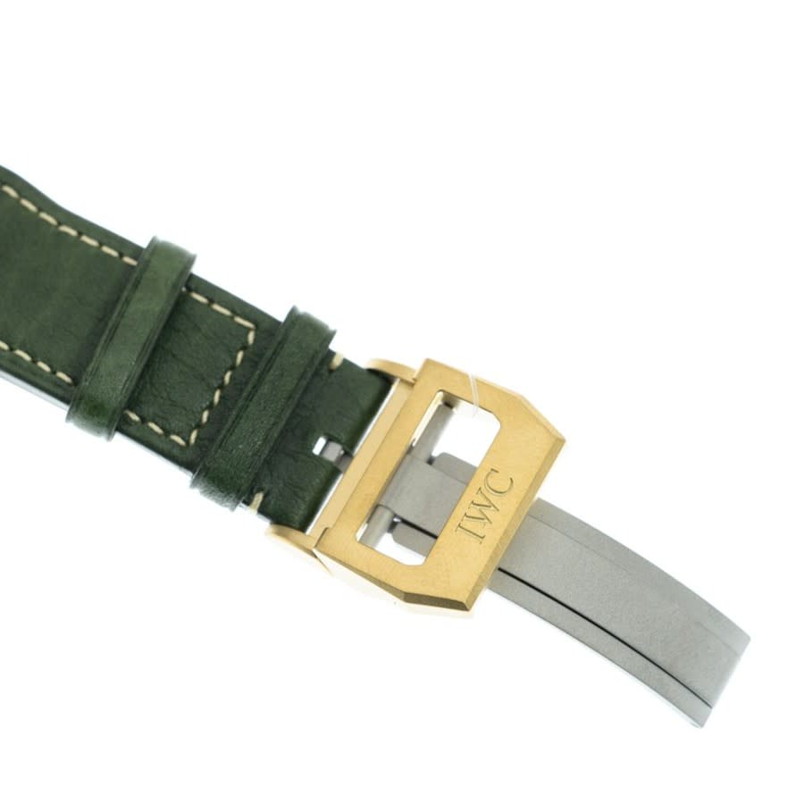 iwc big pilot bronze spitfire automatic green dial men's watch iw329702 iwc big pilot bronze spitfire automatic green dial men's watch iw329702