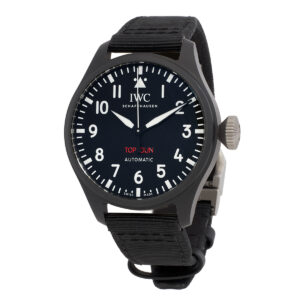 Home iwc big pilots 43 top gun automatic black dial men's watch iw329801