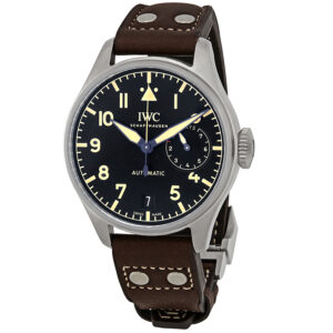 iwc big pilots automatic black dial men's watch iw501004