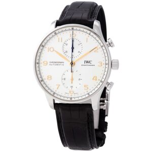 Home iwc chronograph automatic silver dial watch iw3716 04