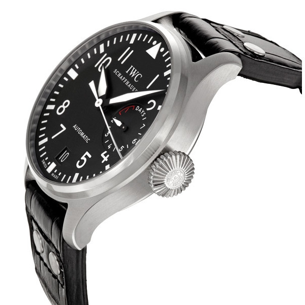 iwc classic pilot big steel black men's watch iw500401 iwc classic pilot big steel black men's watch iw500401