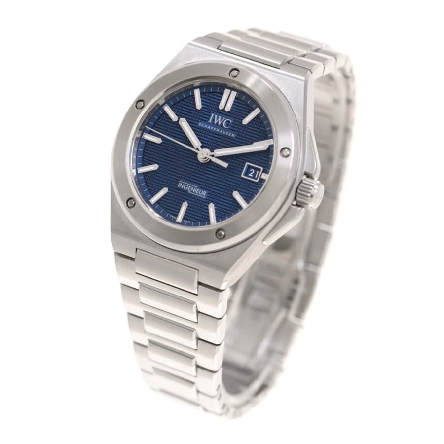 iwc ingenieur automatic 40 blue dial watch iw328907 iwc ingenieur automatic 40 blue dial watch iw328907