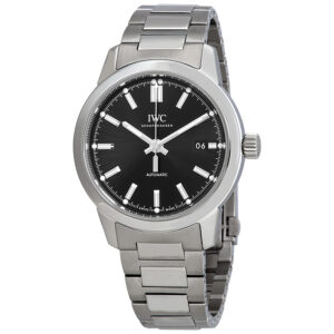 iwc ingenieur automatic black dial men's watch iw357002