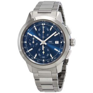 iwc ingenieur chronograph automatic blue dial men's watch iw380802