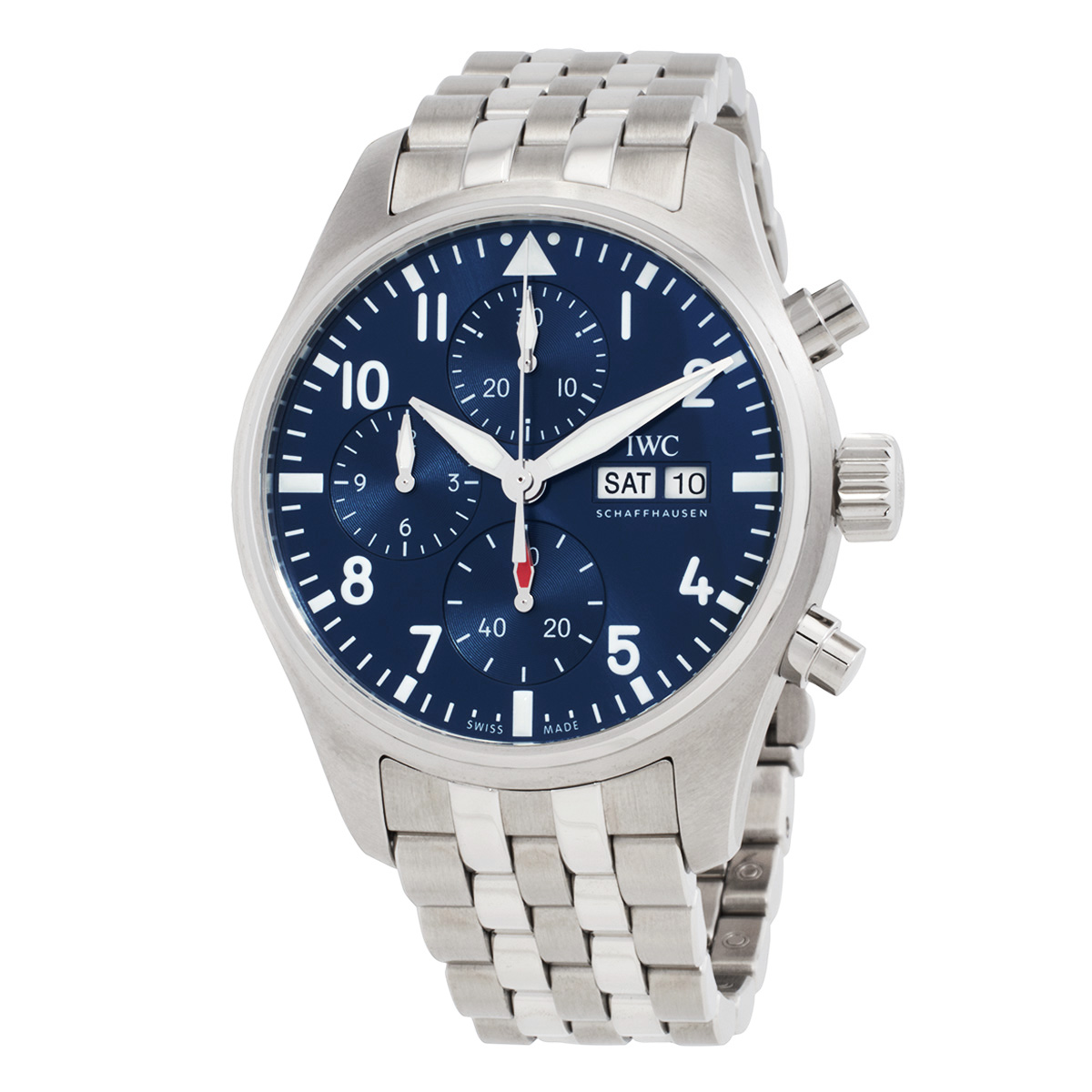 iwc pilot chronograph 41 automatic blue dial men's watch iw388102 iwc pilot chronograph 41 automatic blue dial men's watch iw388102