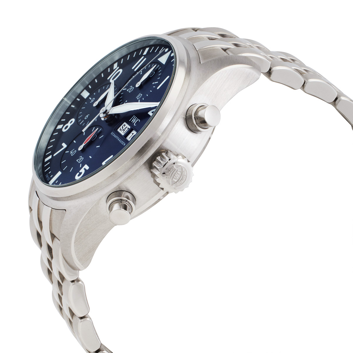 iwc pilot chronograph 41 automatic blue dial men's watch iw388102 iwc pilot chronograph 41 automatic blue dial men's watch iw388102