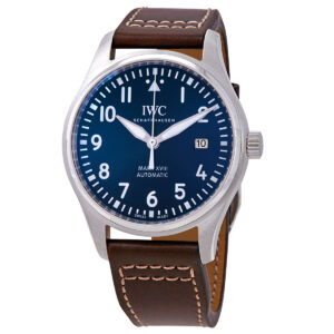 Home iwc pilot mark xviii "petit prince" automatic blue dial men's watch iw327010