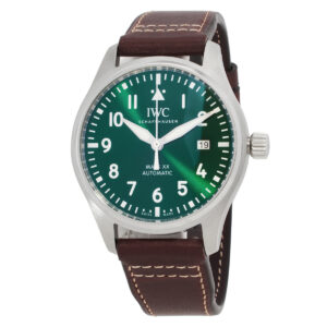 Home iwc pilot mark xx automatic green dial men's watch iw328205