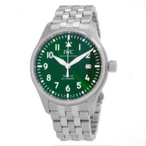 Home iwc pilot mark xx automatic green dial men's watch iw328206
