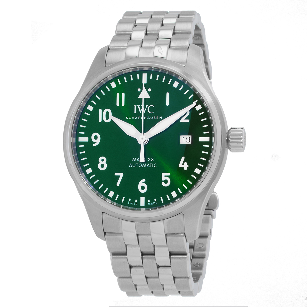 iwc pilot mark xx automatic green dial men's watch iw328206 iwc pilot mark xx automatic green dial men's watch iw328206