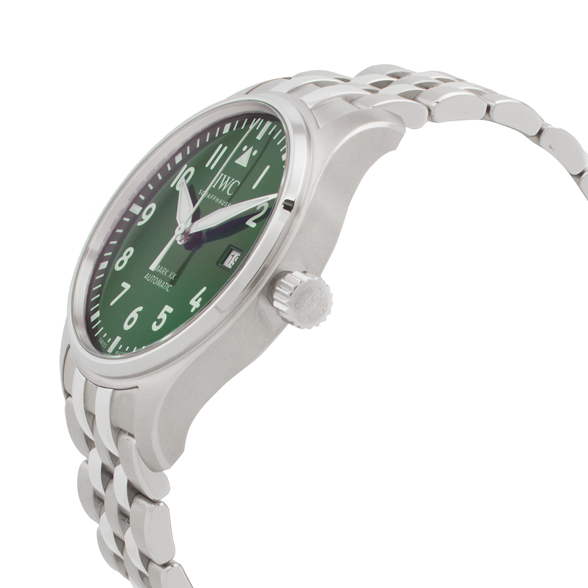 iwc pilot mark xx automatic green dial men's watch iw328206 iwc pilot mark xx automatic green dial men's watch iw328206