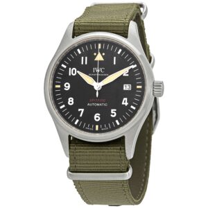 Home iwc pilot spitfire automatic black dial men's watch iw326801