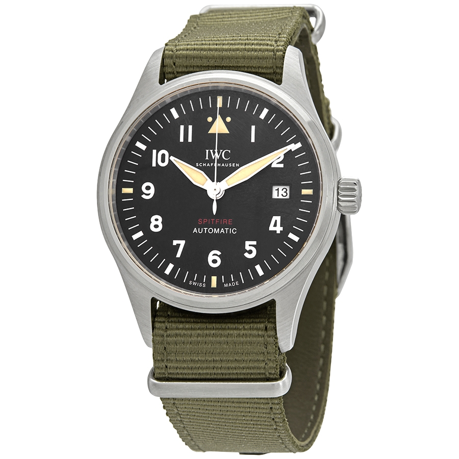iwc pilot spitfire automatic black dial men's watch iw326801 iwc pilot spitfire automatic black dial men's watch iw326801