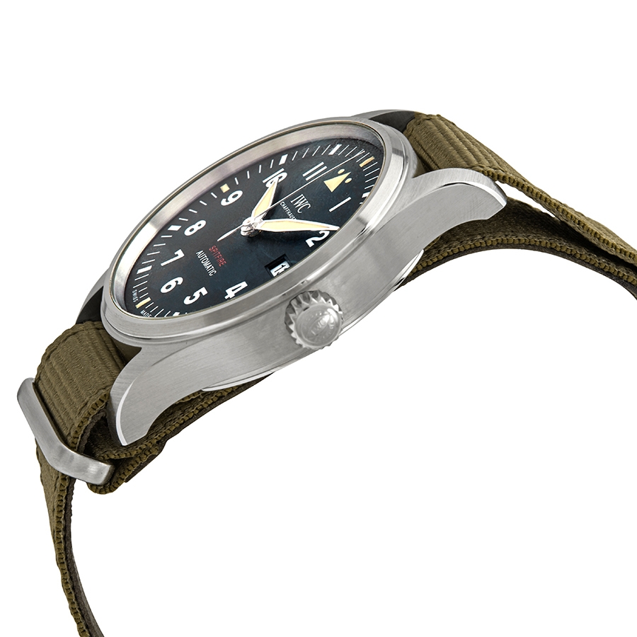 iwc pilot spitfire automatic black dial men's watch iw326801 iwc pilot spitfire automatic black dial men's watch iw326801