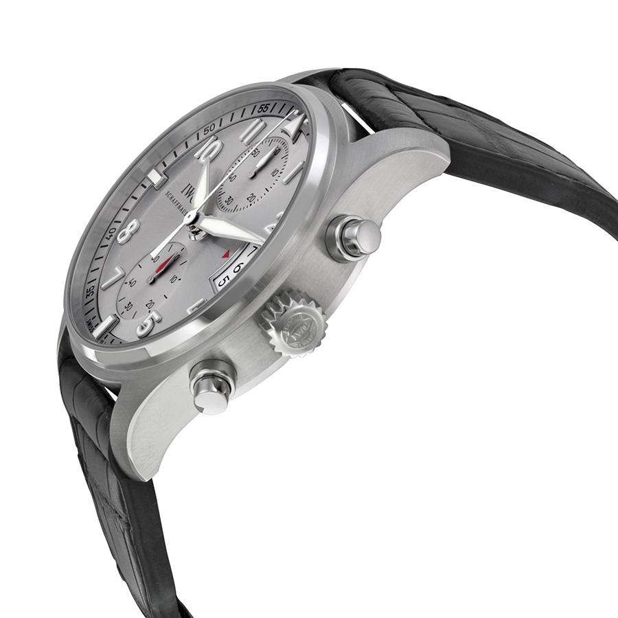 iwc pilot spitfire silver dial chronograph men's watch iw387809 iwc pilot spitfire silver dial chronograph men's watch iw387809