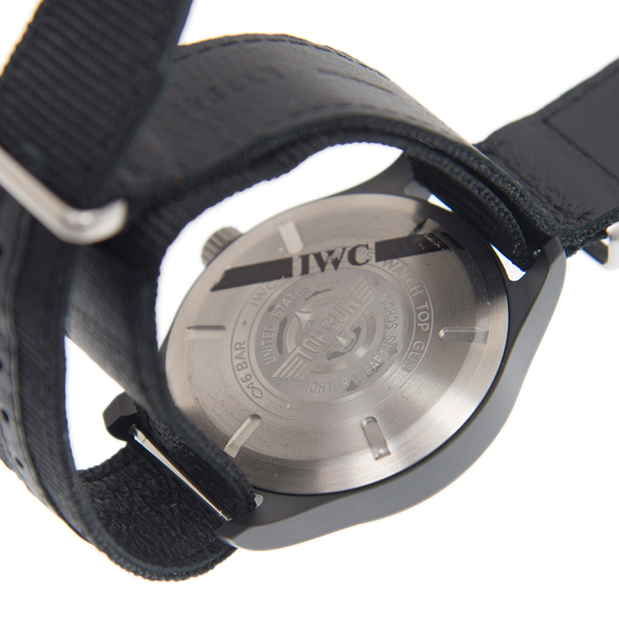 iwc pilot top gun automatic black dial men's watch iw326901 iwc pilot top gun automatic black dial men's watch iw326901