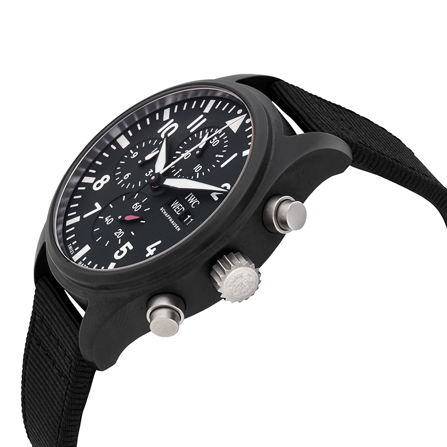 iwc pilot top gun chronograph automatic black dial men's watch iw389101 iwc pilot top gun chronograph automatic black dial men's watch iw389101
