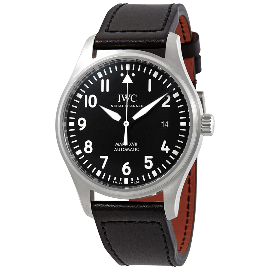 iwc pilot's mark xviii automatic black dial men's watch iw327009 iwc pilot's mark xviii automatic black dial men's watch iw327009