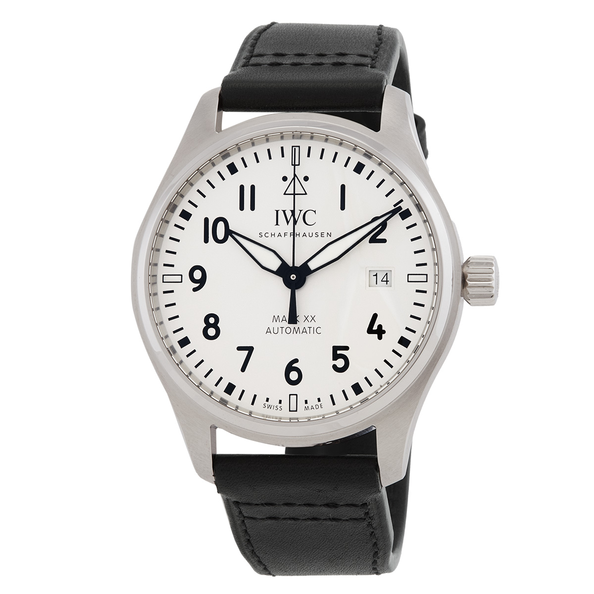 iwc pilots automatic white dial men's watch iw328207 iwc pilots automatic white dial men's watch iw328207